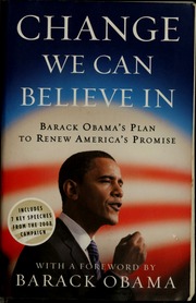 Cover of edition changewecanbelie00obam