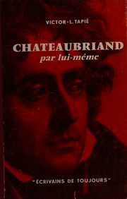 Cover of edition chateaubriand0000unse_e1k5