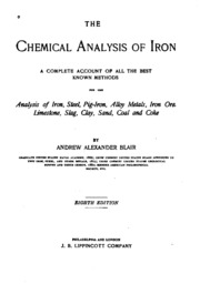 Cover of edition chemicalanalysi02blaigoog