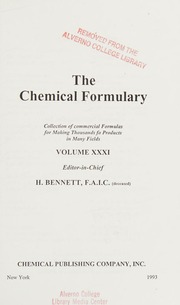 Cover of edition chemicalformular0031unse