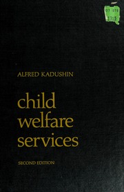 Cover of edition childwelfareserv0002kadu