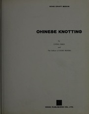 Cover of edition chineseknotting00chen