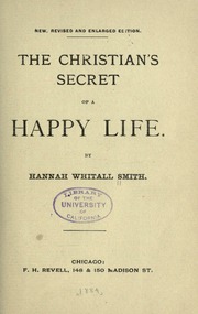 Cover of edition christianssecret00smitrich