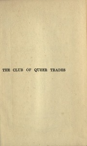 Cover of edition clubofqueertrade00chesuoft