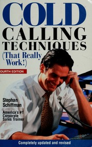 Cover of edition coldcallingtechn00schi