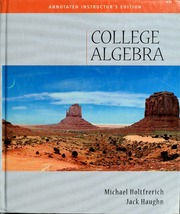 Cover of edition collegealgebra00aufm