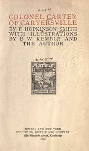 Cover of edition colonelcarterofc00smitiala