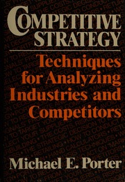 Cover of edition competitivestrat0000port