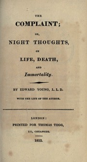Cover of edition complaintornight01younuoft