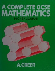 Cover of edition completegcsemath0000gree_n0s4