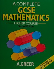 Cover of edition completegcsemath0000gree_u1l3