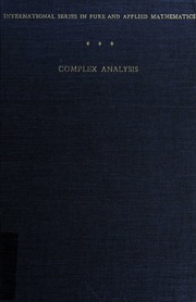 Cover of edition complexanalysisi0000ahlf