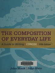 Cover of edition compositionofeve0000mauk_d6c2