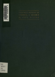 Cover of edition comusmaskepresen00miltuoft