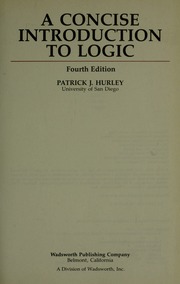 Cover of edition conciseintroduct00hurl_0