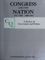 Cover of edition congressnation00cqpr