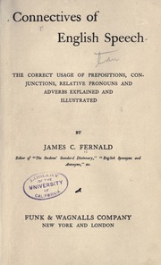 Cover of edition connectivesofeng00fernrich