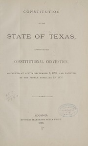 Cover of edition constitutionofst00texa_0