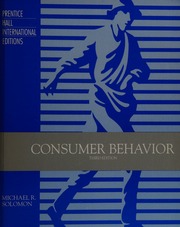 Cover of edition consumerbehavior0000solo_r5e7