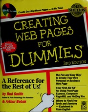 Cover of edition creatingwebpages00smit