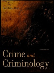 Cover of edition crimecriminology0011reid