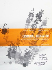 Cover of edition criminalbehavior0000bart_y4u5