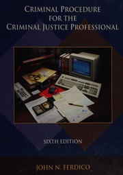 Cover of edition criminalprocedur0000ferd_h3d3