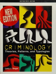 Cover of edition criminologytheor0000sieg_q1z5