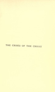 Cover of edition crisesofthechris00morguoft