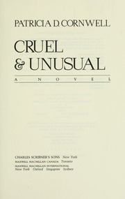 Cover of edition cruelunusualnov00corn