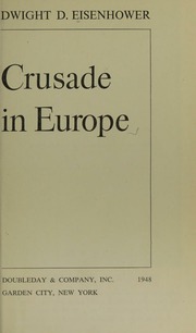 Cover of edition crusadeineurope0000eise