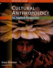 Cover of edition culturalanthropo0000ferr