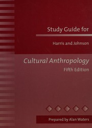 Cover of edition culturalanthropo0000harr_t4d0