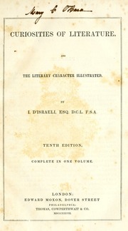 Cover of edition curiositiesoflit00indisr