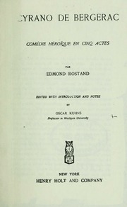 Cover of edition cyranodeberger00rost