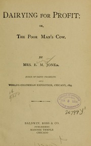 Cover of edition dairyingforprofi00jone