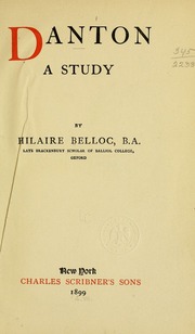 Cover of edition dantonstudy00bell
