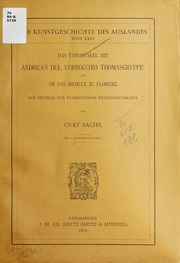 Cover of edition dastabernakelmit00sach