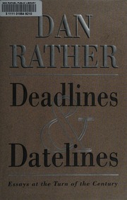 Cover of edition deadlinesdatelin0000rath