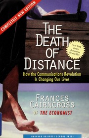 Cover of edition deathofdistanceh00cair_0