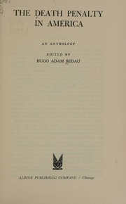 Cover of edition deathpenaltyinam0000beda