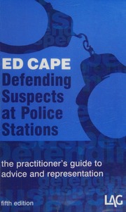 Cover of edition defendingsuspect0000cape