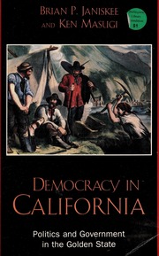 Cover of edition democracyincalif00bria