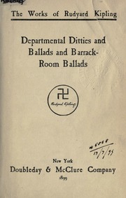 Cover of edition departmentalditt00kipluoft