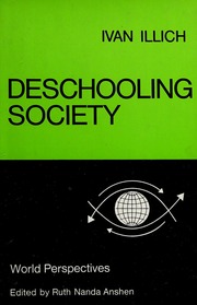 Cover of edition deschoolingsocie0000unse