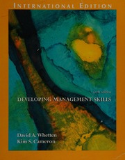Cover of edition developingmanage0000whet_f8c7