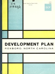 Cover of edition developmentplanr00roxb