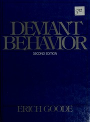 Cover of edition deviantbehavior00eric