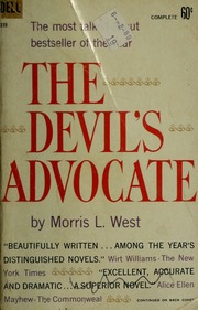 Cover of edition devilsadvocate00west