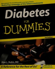 Cover of edition diabetesfordummi0000rubi_k9k6